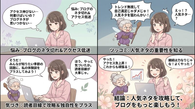まとめ：人気ブログネタを攻略してアクセスアップを目指そう