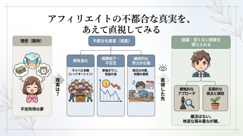 アフィリエイトの不都合な真実を、あえて直視してみる
