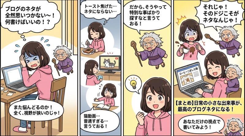 まとめ：ブログネタは「あなたの日常」の中に眠っている