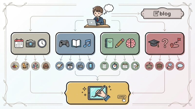 【ジャンル別】今日から書ける高校生ブログネタ50選