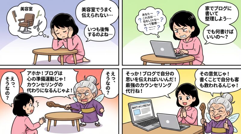 結論から言うとブログは最強のカウンセリング代行なんです