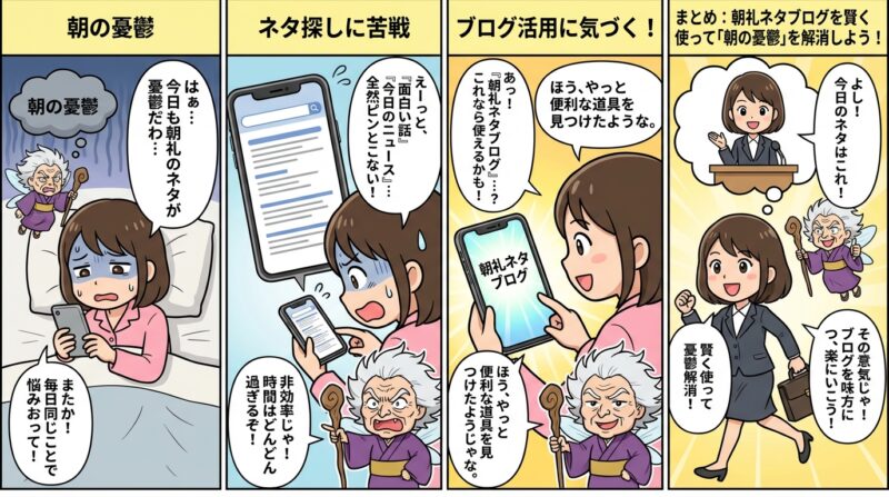 まとめ：朝礼ネタブログを賢く使って「朝の憂鬱」を解消しよう