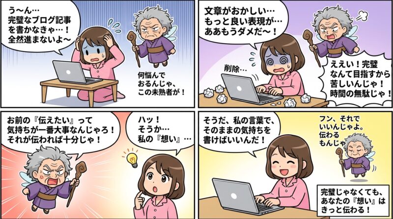 完璧を目指さない。あなたの「想い」が伝わればそれでいい