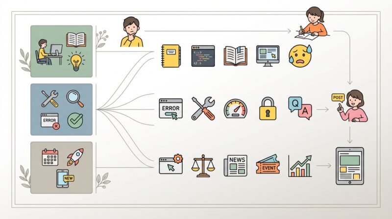 即実践！今日から書ける技術ブログネタ15選【カテゴリー別】