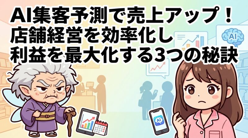 ai集客予測の解説イメージ