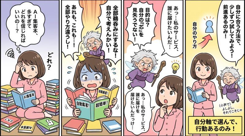 まとめ：AI集客本、結局どれを信じればいい？