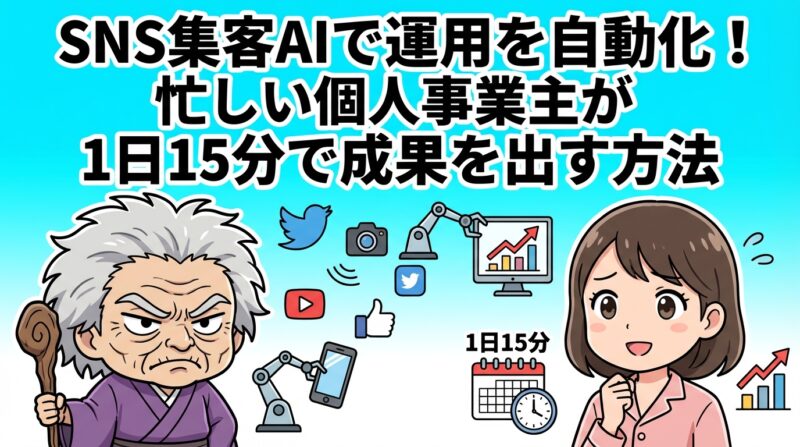 sns集客aiの解説イメージ