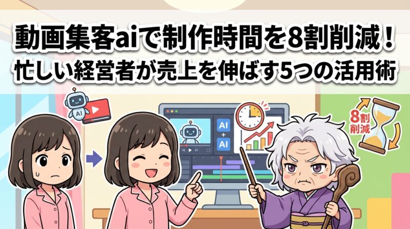 動画集客aiの解説イメージ