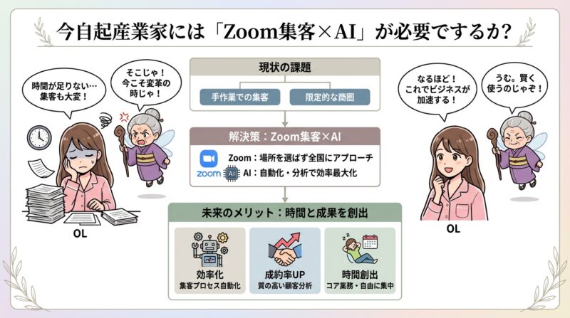 なぜ今、個人事業主に「Zoom集客×AI」が必要なのか？