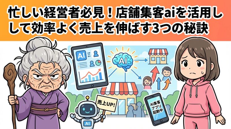 店舗集客aiの解説イメージ